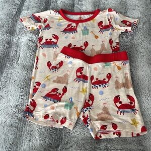 GUC 2T LS CRABS PJS SS/SHORTS